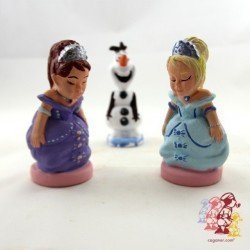 Caganers Snowman and princeses